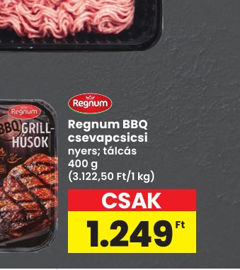 Regnum BBQ csevapcsicsi