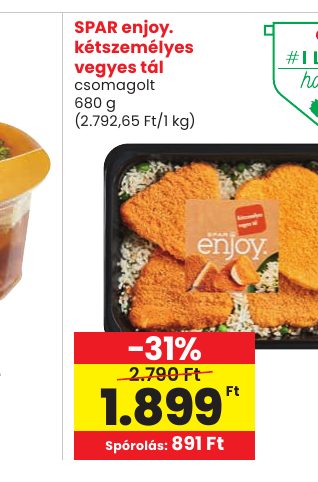 SPAR enjoy. kétszemélyes vegyes tál