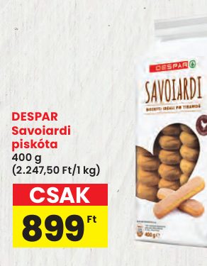 DESPAR Savoiardi piskóta