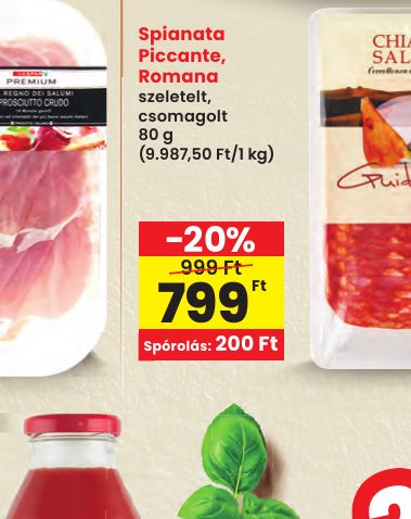 Spianata Piccante, Romana