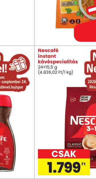 Nescafé instant kávéspecialitás