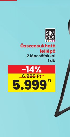 Összecsukható fellépő