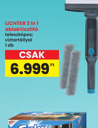 LICHTER 3 in 1 ablaktisztító