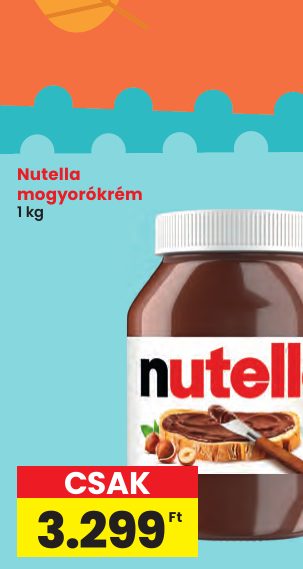 Nutella mogyorókrém