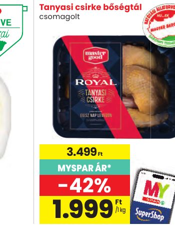 Tanyasi csirke bőségtál