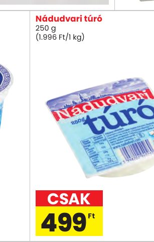 Nádudvari túró