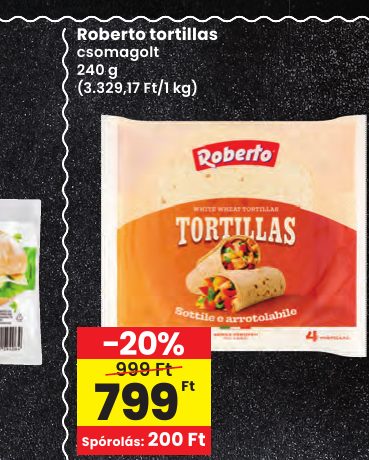Roberto tortillas
