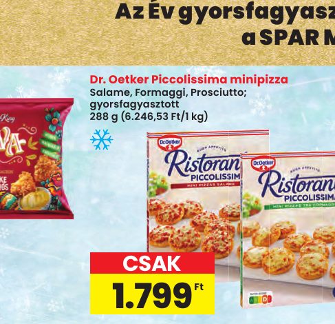 Dr. Oetker Piccolissima minipizza