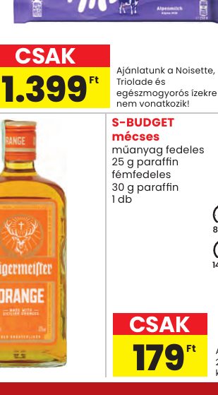 S-BUDGET mécses