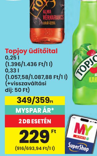 Topjoy üdítőital