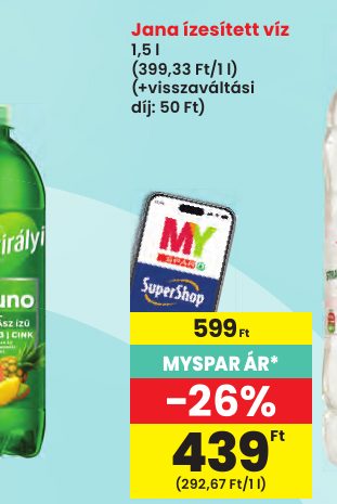 Jana ízesített víz