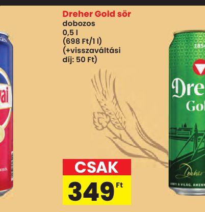 Dreher Gold sör