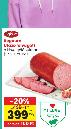 Regnum Utazó felvágott