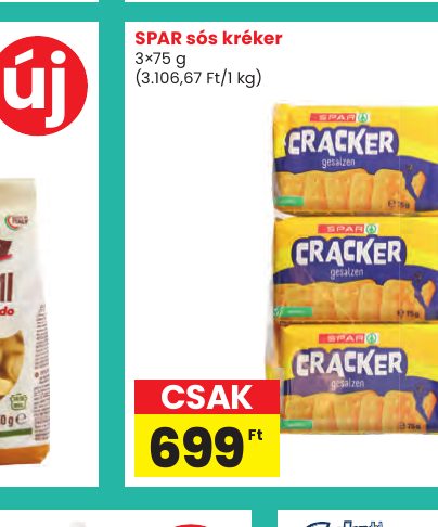 SPAR sós kréker