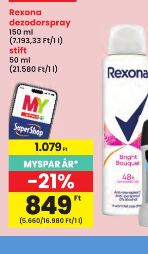 Rexona dezodorspray