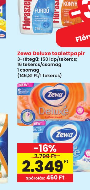 Zewa Deluxe toalettpapír