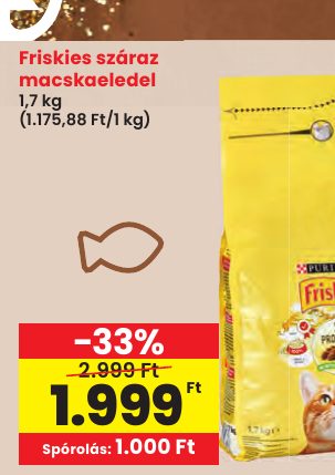 Friskies száraz macskaeledel