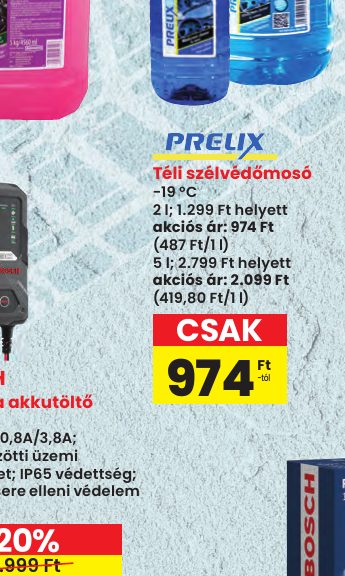 Téli szélvédőmosó