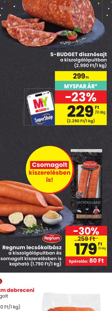 S-BUDGET disznósajt
