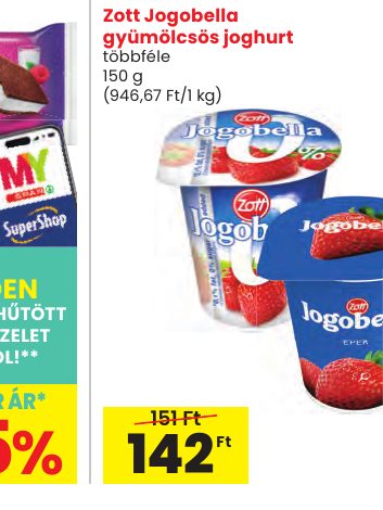 Zott Jogobella gyümölcsös joghurt