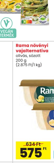 Rama növényi vajalternatíva