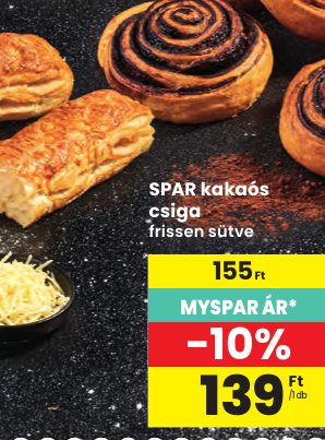 SPAR kakaós csiga