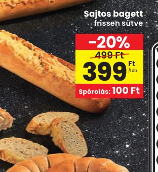 Sajtos bagett