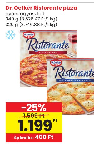 Dr. Oetker Ristorante pizza
