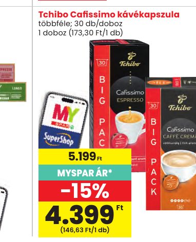 Tchibo Cafi ssimo kávékapszula