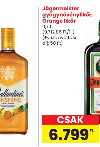 Jägermeister gyógynövénylikőr, Orange likőr