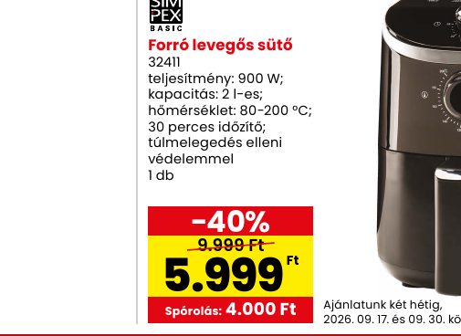Forró levegős sütő