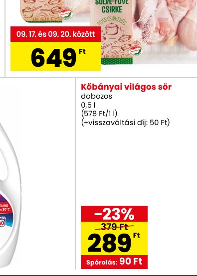 Kőbányai világos sör