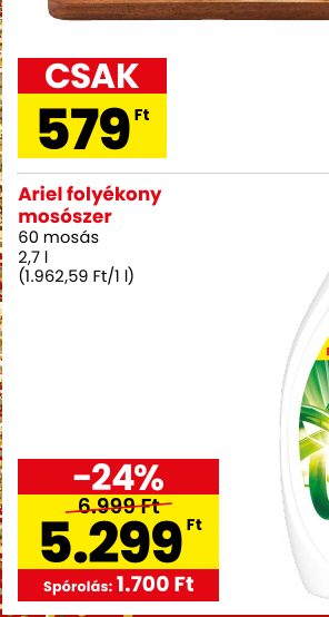 Ariel folyékony mosószer