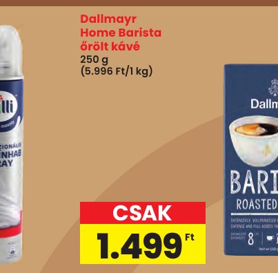 Dallmayr Home Barista őrölt kávé