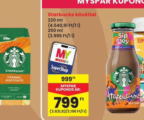 Starbucks kávéital