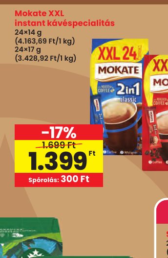 Mokate XXL instant kávéspecialitás