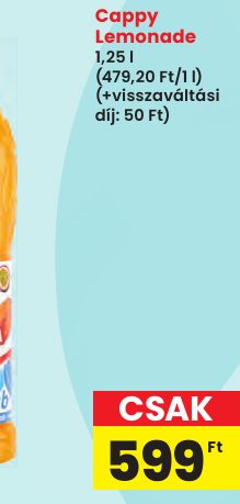 Cappy Lemonade