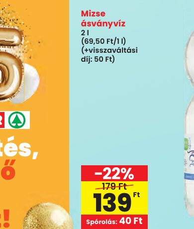 Mizse ásványvíz