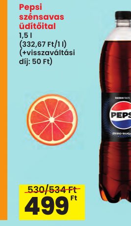 Pepsi szénsavas üdítőital