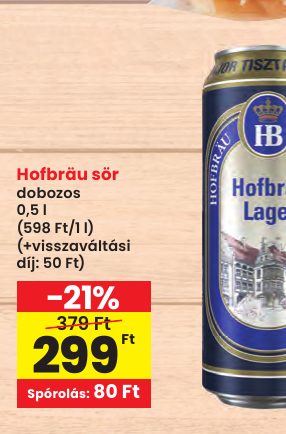 Hofbräu sör