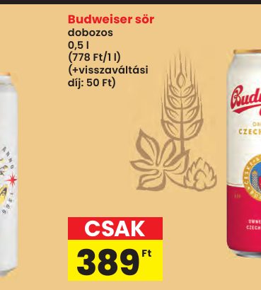 Budweiser sör