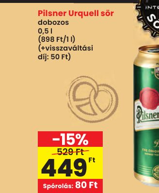 Pilsner Urquell sör