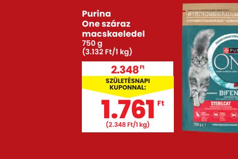 Purina One száraz macskaeledel