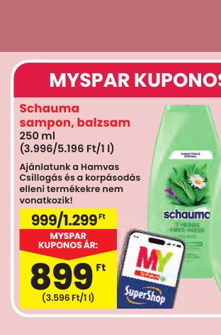 Schauma sampon, balzsam