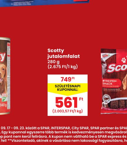 Scotty jutalomfalat