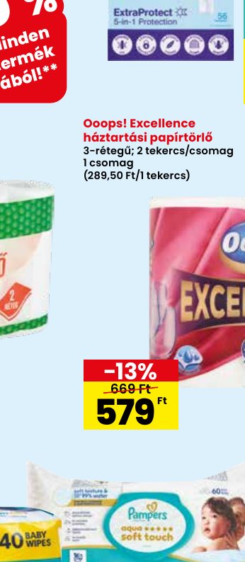 Ooops! Excellence háztartási papírtörlő