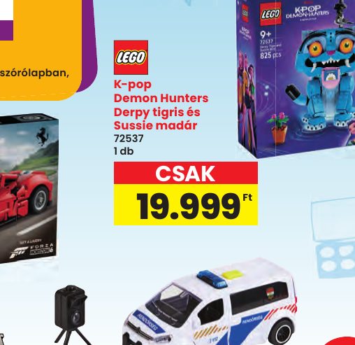 K-pop Demon Hunters Derpy tigris és Sussie madár