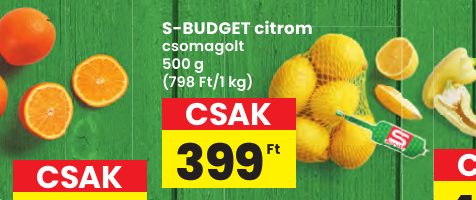 S-BUDGET citrom