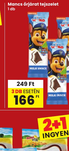 Mancs őrjárat tejszelet