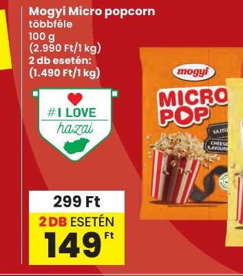 Mogyi Micro popcorn